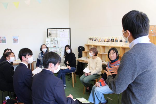 「神奈川県立二俣川看護福祉高等学校の校外学習で、南万騎が原駅周辺を見学」　2025年2月20日（木）