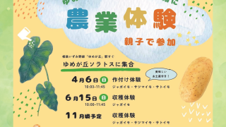 ゆめが丘エリアマネジメント協議会イベント「ゆめが丘の農家さんと一緒に農業体験！親子で参加」を開催。イベントへの募集を開始いたしました。2025年4月6日（日）